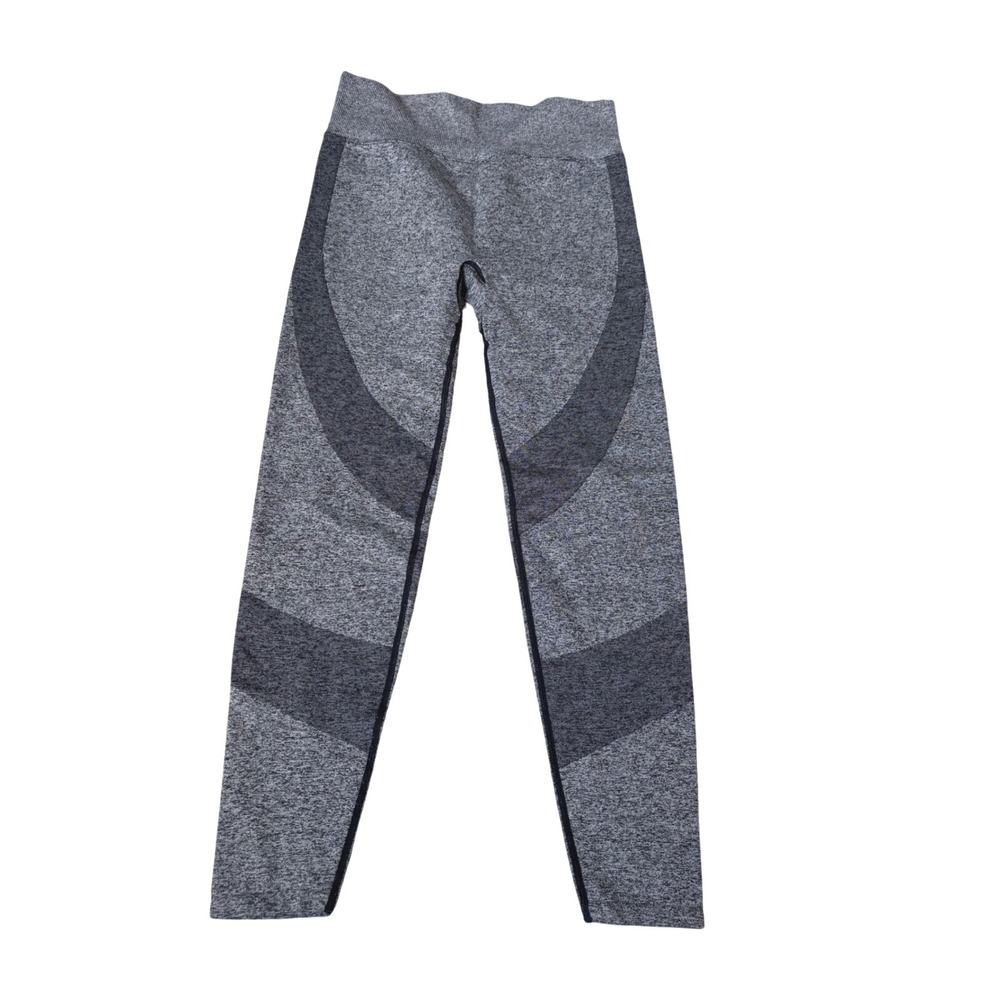 Pink Active Gray Heather Seamless High Waist Leggings‎ Workout Pants Medium